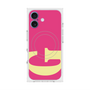 プレミアムスクエアケース with MagSafe［ オリジナル - initial color - G pink ］