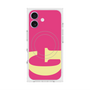 プレミアムスクエアケース with MagSafe［ オリジナル - initial color - G pink ］