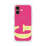プレミアムスクエアケース with MagSafe［ オリジナル - initial color - G pink ］
