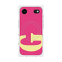 プレミアムスクエアケース with MagSafe［ オリジナル - initial color - G pink ］