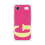 プレミアムスクエアケース with MagSafe［ オリジナル - initial color - G pink ］