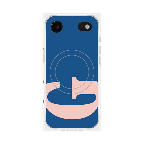 プレミアムスクエアケース with MagSafe［ オリジナル - initial color - G navy ］