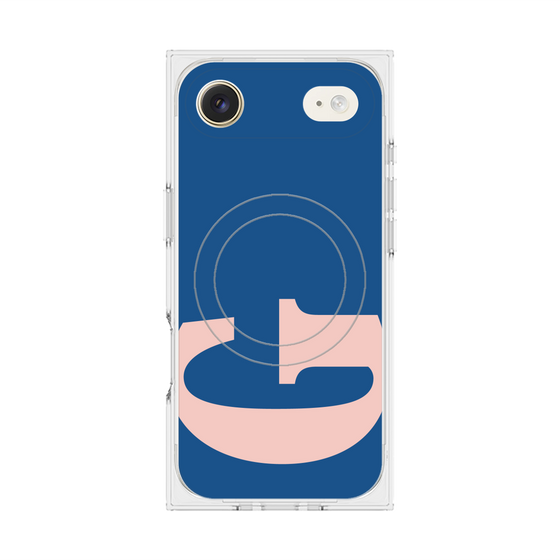 プレミアムスクエアケース with MagSafe［ オリジナル - initial color - G navy ］