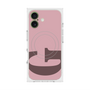 プレミアムスクエアケース with MagSafe［ オリジナル - initial color - G dusty pink ］