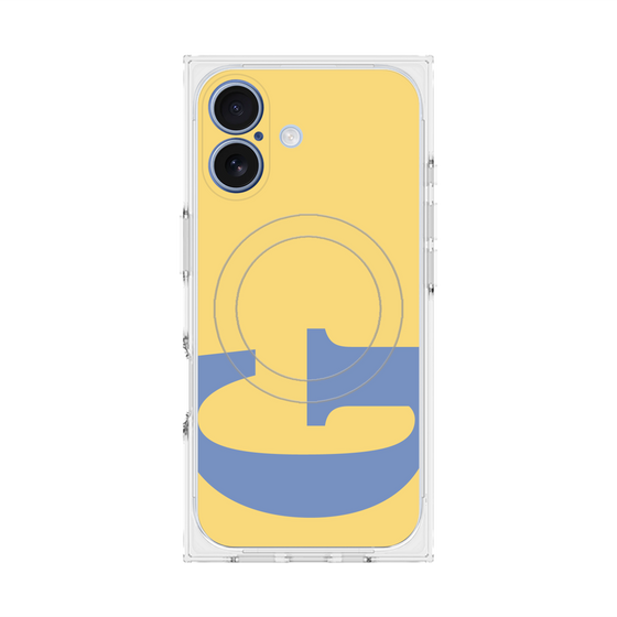 プレミアムスクエアケース with MagSafe［ オリジナル - initial color - G yellow ］