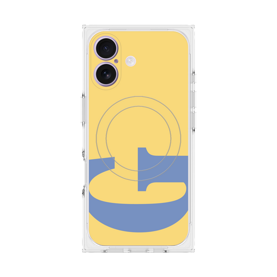 プレミアムスクエアケース with MagSafe［ オリジナル - initial color - G yellow ］