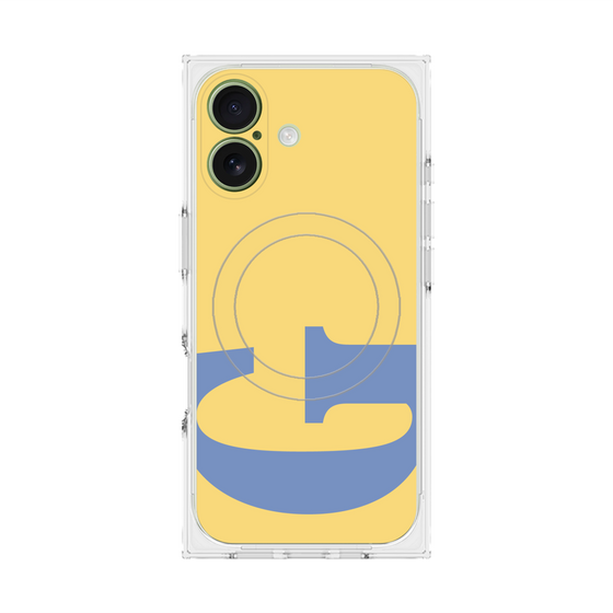 プレミアムスクエアケース with MagSafe［ オリジナル - initial color - G yellow ］