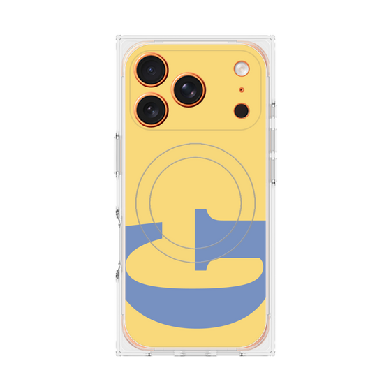 プレミアムスクエアケース with MagSafe［ オリジナル - initial color - G yellow ］