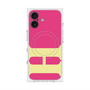 プレミアムスクエアケース with MagSafe［ オリジナル - initial color - H pink ］