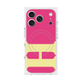 プレミアムスクエアケース with MagSafe［ オリジナル - initial color - H pink ］