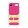 プレミアムスクエアケース with MagSafe［ オリジナル - initial color - H pink ］