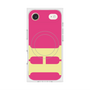 プレミアムスクエアケース with MagSafe［ オリジナル - initial color - H pink ］