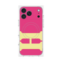 プレミアムスクエアケース with MagSafe［ オリジナル - initial color - H pink ］