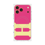 プレミアムスクエアケース with MagSafe［ オリジナル - initial color - H pink ］