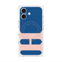 プレミアムスクエアケース with MagSafe［ オリジナル - initial color - H navy ］