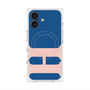 プレミアムスクエアケース with MagSafe［ オリジナル - initial color - H navy ］