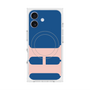 プレミアムスクエアケース with MagSafe［ オリジナル - initial color - H navy ］