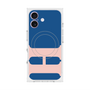 プレミアムスクエアケース with MagSafe［ オリジナル - initial color - H navy ］