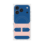 プレミアムスクエアケース with MagSafe［ オリジナル - initial color - H navy ］