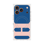 プレミアムスクエアケース with MagSafe［ オリジナル - initial color - H navy ］