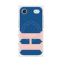 プレミアムスクエアケース with MagSafe［ オリジナル - initial color - H navy ］