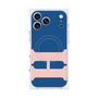 プレミアムスクエアケース with MagSafe［ オリジナル - initial color - H navy ］
