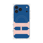 プレミアムスクエアケース with MagSafe［ オリジナル - initial color - H navy ］