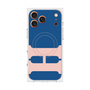 プレミアムスクエアケース with MagSafe［ オリジナル - initial color - H navy ］