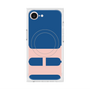プレミアムスクエアケース with MagSafe［ オリジナル - initial color - H navy ］