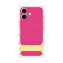 プレミアムスクエアケース with MagSafe［ オリジナル - initial color - I pink ］
