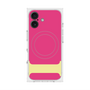 プレミアムスクエアケース with MagSafe［ オリジナル - initial color - I pink ］