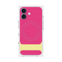 プレミアムスクエアケース with MagSafe［ オリジナル - initial color - I pink ］