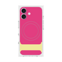 プレミアムスクエアケース with MagSafe［ オリジナル - initial color - I pink ］