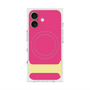 プレミアムスクエアケース with MagSafe［ オリジナル - initial color - I pink ］