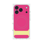 プレミアムスクエアケース with MagSafe［ オリジナル - initial color - I pink ］