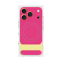 プレミアムスクエアケース with MagSafe［ オリジナル - initial color - I pink ］
