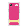 プレミアムスクエアケース with MagSafe［ オリジナル - initial color - I pink ］