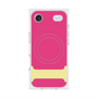 プレミアムスクエアケース with MagSafe［ オリジナル - initial color - I pink ］