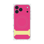 プレミアムスクエアケース with MagSafe［ オリジナル - initial color - I pink ］