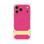 プレミアムスクエアケース with MagSafe［ オリジナル - initial color - I pink ］