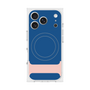 プレミアムスクエアケース with MagSafe［ オリジナル - initial color - I navy ］