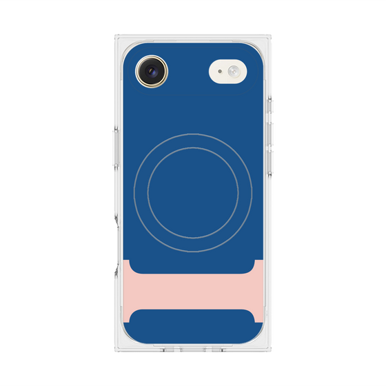 プレミアムスクエアケース with MagSafe［ オリジナル - initial color - I navy ］