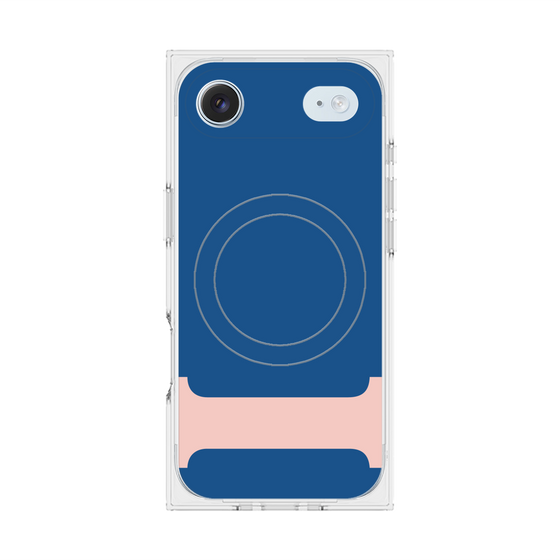 プレミアムスクエアケース with MagSafe［ オリジナル - initial color - I navy ］