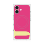 プレミアムスクエアケース with MagSafe［ オリジナル - initial color - J pink ］
