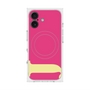 プレミアムスクエアケース with MagSafe［ オリジナル - initial color - J pink ］