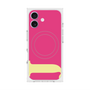 プレミアムスクエアケース with MagSafe［ オリジナル - initial color - J pink ］
