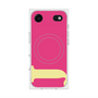 プレミアムスクエアケース with MagSafe［ オリジナル - initial color - J pink ］