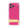 プレミアムスクエアケース with MagSafe［ オリジナル - initial color - J pink ］