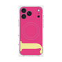 プレミアムスクエアケース with MagSafe［ オリジナル - initial color - J pink ］