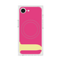 プレミアムスクエアケース with MagSafe［ オリジナル - initial color - J pink ］